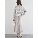 アーガイル柄フェザーシャギープルオーバー | LUDIC PARK | 詳細画像14 