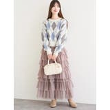 アーガイル柄フェザーシャギープルオーバー | LUDIC PARK | 詳細画像28 