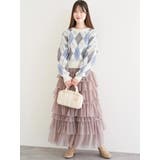 アーガイル柄フェザーシャギープルオーバー | LUDIC PARK | 詳細画像29 