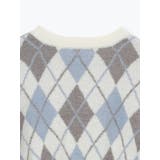 アーガイル柄フェザーシャギープルオーバー | LUDIC PARK | 詳細画像38 