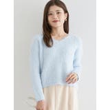 サックス | ラメシャギーニット | LUDIC PARK