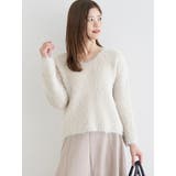 アイボリー | ラメシャギーニット | LUDIC PARK