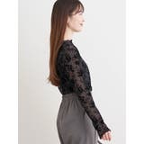 フロッキーフラワーチュールトップス | LUDIC PARK | 詳細画像18 