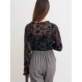 フロッキーフラワーチュールトップス | LUDIC PARK | 詳細画像19 