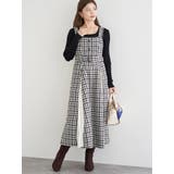 ツイード×プリーツ切り替えジャンパースカート | LUDIC PARK | 詳細画像1