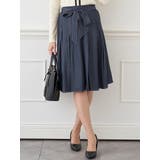 ウエストリボン配色ステッチスカート | LUDIC PARK | 詳細画像1 