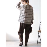 チェック柄フロントタックブラウス | LUDIC PARK | 詳細画像5 