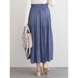 サテンギャザーロングスカート | LUDIC PARK | 詳細画像4 