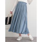 サテンギャザーロングスカート | LUDIC PARK | 詳細画像15 