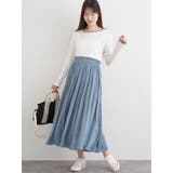 サテンギャザーロングスカート | LUDIC PARK | 詳細画像18 