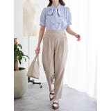 ボウタイタック半袖リボンブラウス | LUDIC PARK | 詳細画像3 