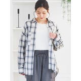 アイボリー | ルーズシルエットチェック柄シャツ | LUDIC PARK