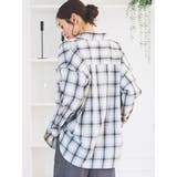 ルーズシルエットチェック柄シャツ | LUDIC PARK | 詳細画像5 