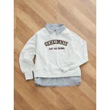 ベージュ | シャツレイヤード風プルオーバー | LUDIC PARK