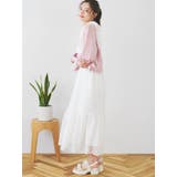 フリルオーガンジー厚底サンダル | LUDIC PARK | 詳細画像8 