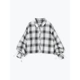 ラインストーン ショート丈チェックシャツ | LUDIC PARK | 詳細画像19 