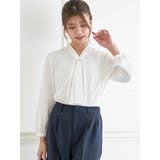 【正解ブラウス】 バー付きボウタイブラウス | LUDIC PARK | 詳細画像7 