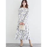 フロントリボン花柄ワンピース | LUDIC PARK | 詳細画像1 