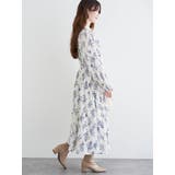 フロントリボン花柄ワンピース | LUDIC PARK | 詳細画像3 