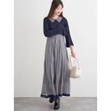 リブ切り替えドットワンピース | LUDIC PARK | 詳細画像7 