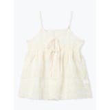 アイボリー | 花柄刺繍キャミソールビスチェ | LUDIC PARK