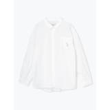 オフホワイト | 胸元ワンポイント刺繍シャツ | LUDIC PARK