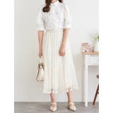 小花刺繍半袖シャツブラウス | LUDIC PARK | 詳細画像6 