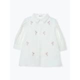 小花刺繍半袖シャツブラウス | LUDIC PARK | 詳細画像10 