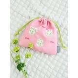 OSAMU GOODS POP刺繍巾着 ピンク | LUDIC PARK | 詳細画像1
