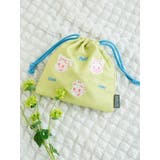 - | OSAMU GOODS POP刺繍巾着 グリーン | LUDIC PARK