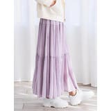 シフォンプリーツティアードスカート | LUDIC PARK | 詳細画像3 