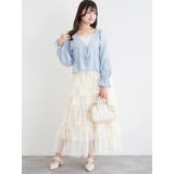 ラインストーンふくれジャガードボレロ | LUDIC PARK | 詳細画像6 