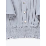 無地花柄ピンタックブラウス | LUDIC PARK | 詳細画像14 