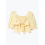 無地シャーリングブラウス | LUDIC PARK | 詳細画像1 