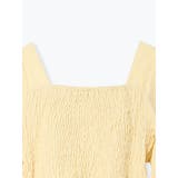 無地シャーリングブラウス | LUDIC PARK | 詳細画像6 