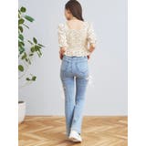 柄アソートシャーリングブラウス | LUDIC PARK | 詳細画像9 