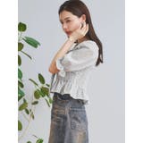 柄アソートシャーリングブラウス | LUDIC PARK | 詳細画像12 