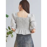 柄アソートシャーリングブラウス | LUDIC PARK | 詳細画像13 