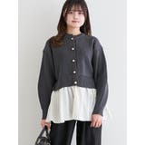 ドッキングペプラムニットカーディガン | LUDIC PARK | 詳細画像11 