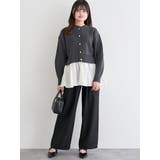 ドッキングペプラムニットカーディガン | LUDIC PARK | 詳細画像13 