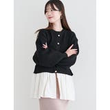 ドッキングペプラムニットカーディガン | LUDIC PARK | 詳細画像16 