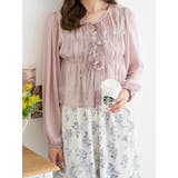 フロントリボンシアーラメブラウス | LUDIC PARK | 詳細画像2 