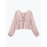 フロントリボンシアーラメブラウス | LUDIC PARK | 詳細画像10 