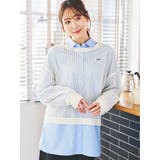 オフホワイト | メッシュラメニットプルオーバー | LUDIC PARK