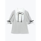 リボン付きシャツレイヤード風トップス | LUDIC PARK | 詳細画像10 