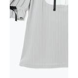 リボン付きシャツレイヤード風トップス | LUDIC PARK | 詳細画像14 