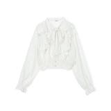 Ｂ柄 | ラッフルボウタイブラウス | LUDIC PARK