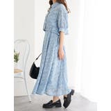 [SET]サイドリボンショートシャツ×花柄ジャガードキャミソールフレアワンピース | LUDIC PARK | 詳細画像3 