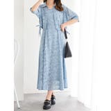 [SET]サイドリボンショートシャツ×花柄ジャガードキャミソールフレアワンピース | LUDIC PARK | 詳細画像6 