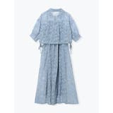 [SET]サイドリボンショートシャツ×花柄ジャガードキャミソールフレアワンピース | LUDIC PARK | 詳細画像8 